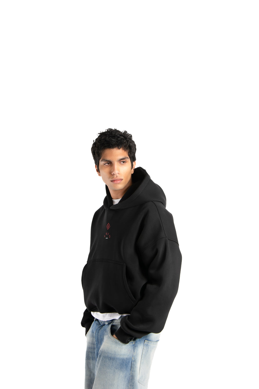 Felpa Hoodie Over Uomo – Milano Map