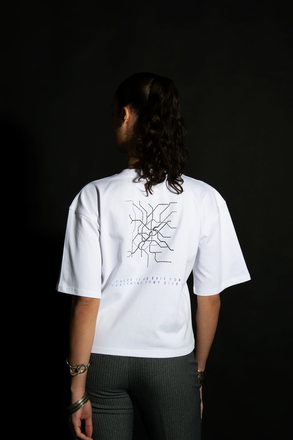 Amin Milano Core Edition T-Shirt - Logo Sfumato/Donna