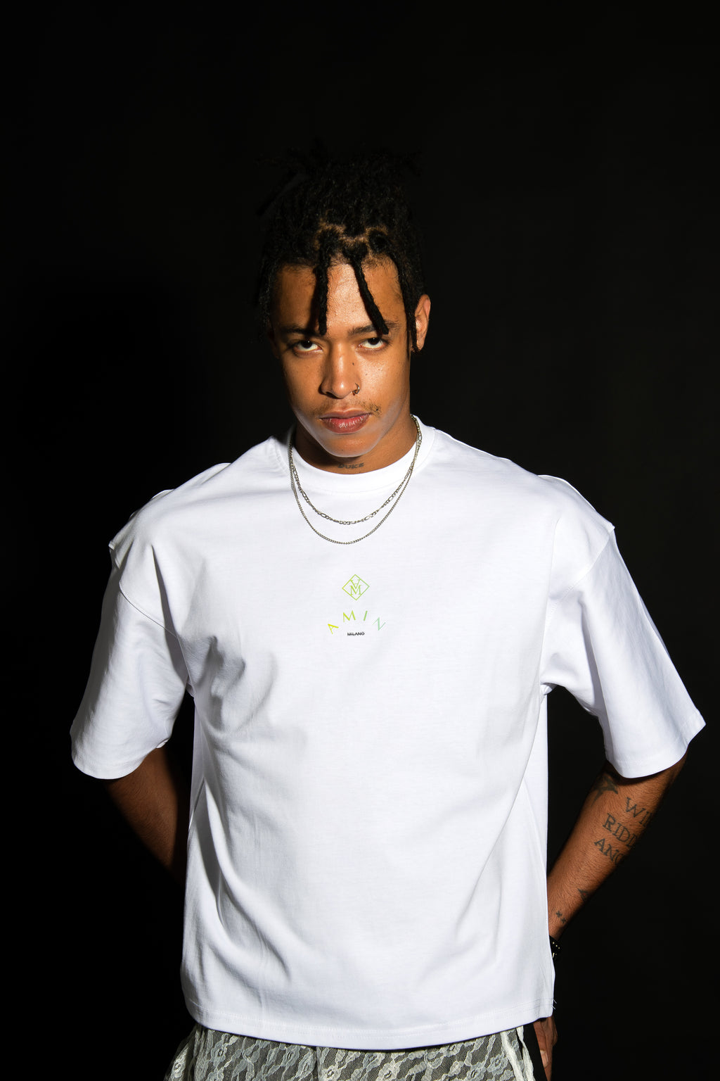 Amin Milano Core Edition T-Shirt - Logo Sfumato/Uomo