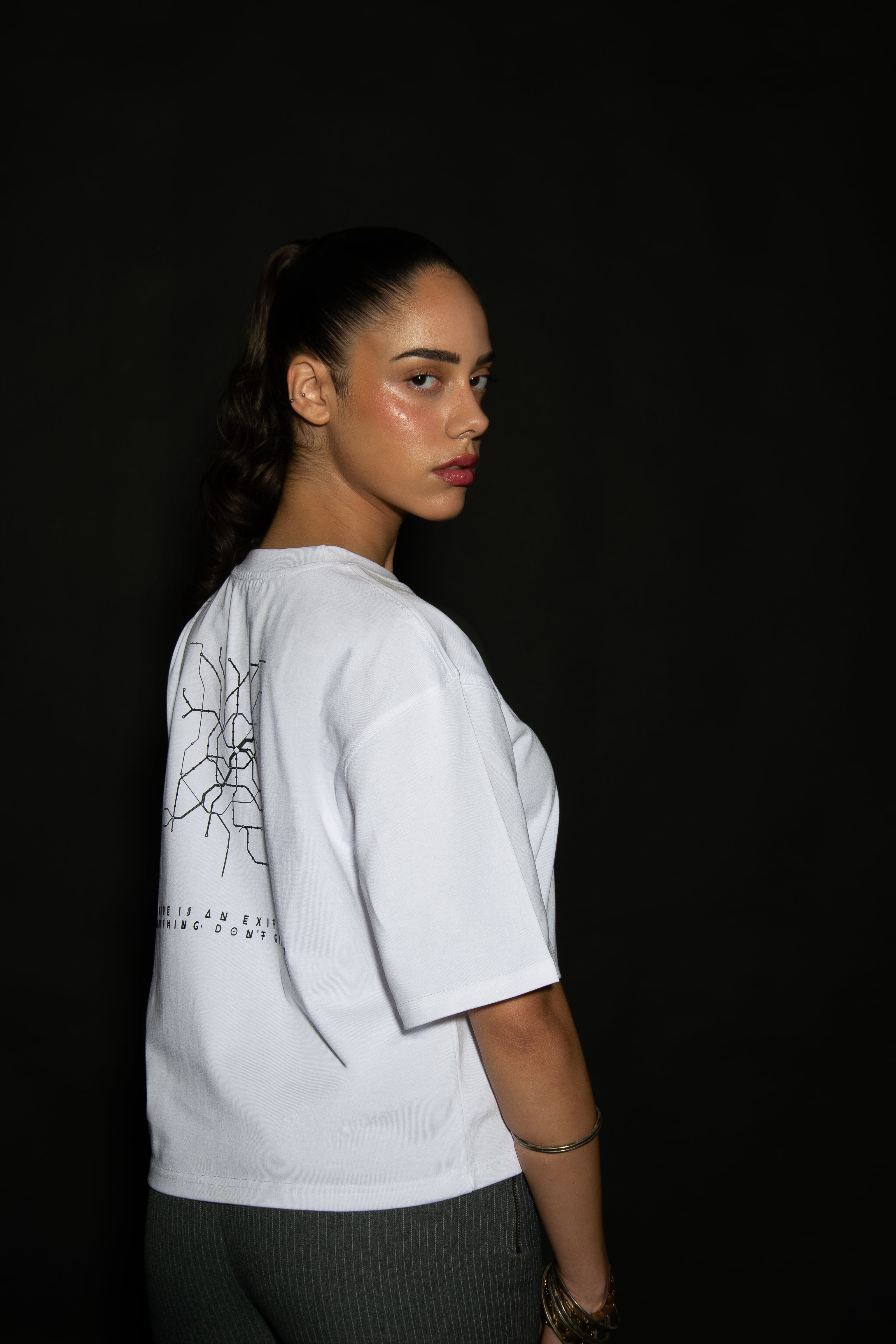 Amin Milano Core Edition T-Shirt - Logo Solido/Donna