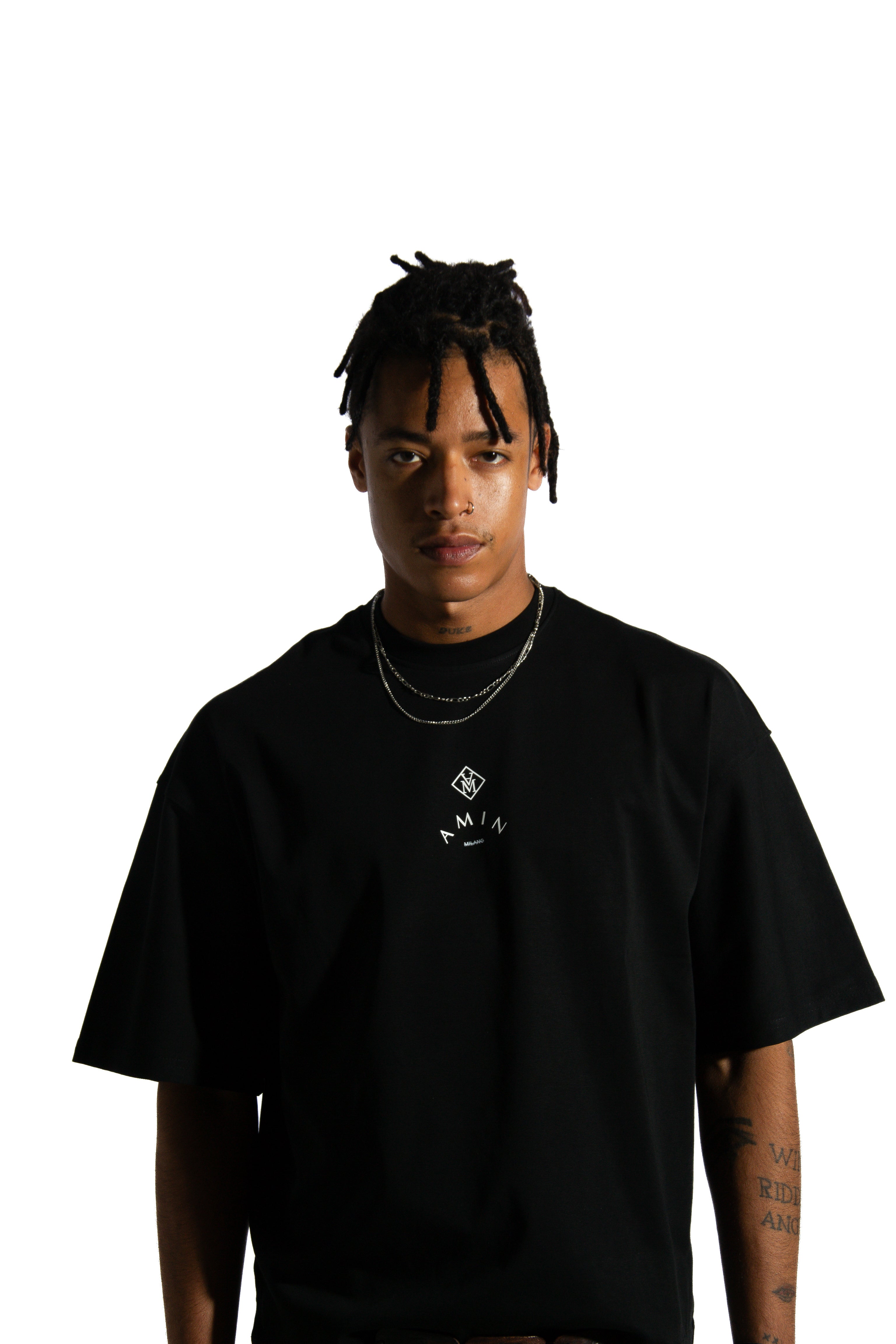 Amin Milano Core Edition T-Shirt - Logo Solido/Uomo