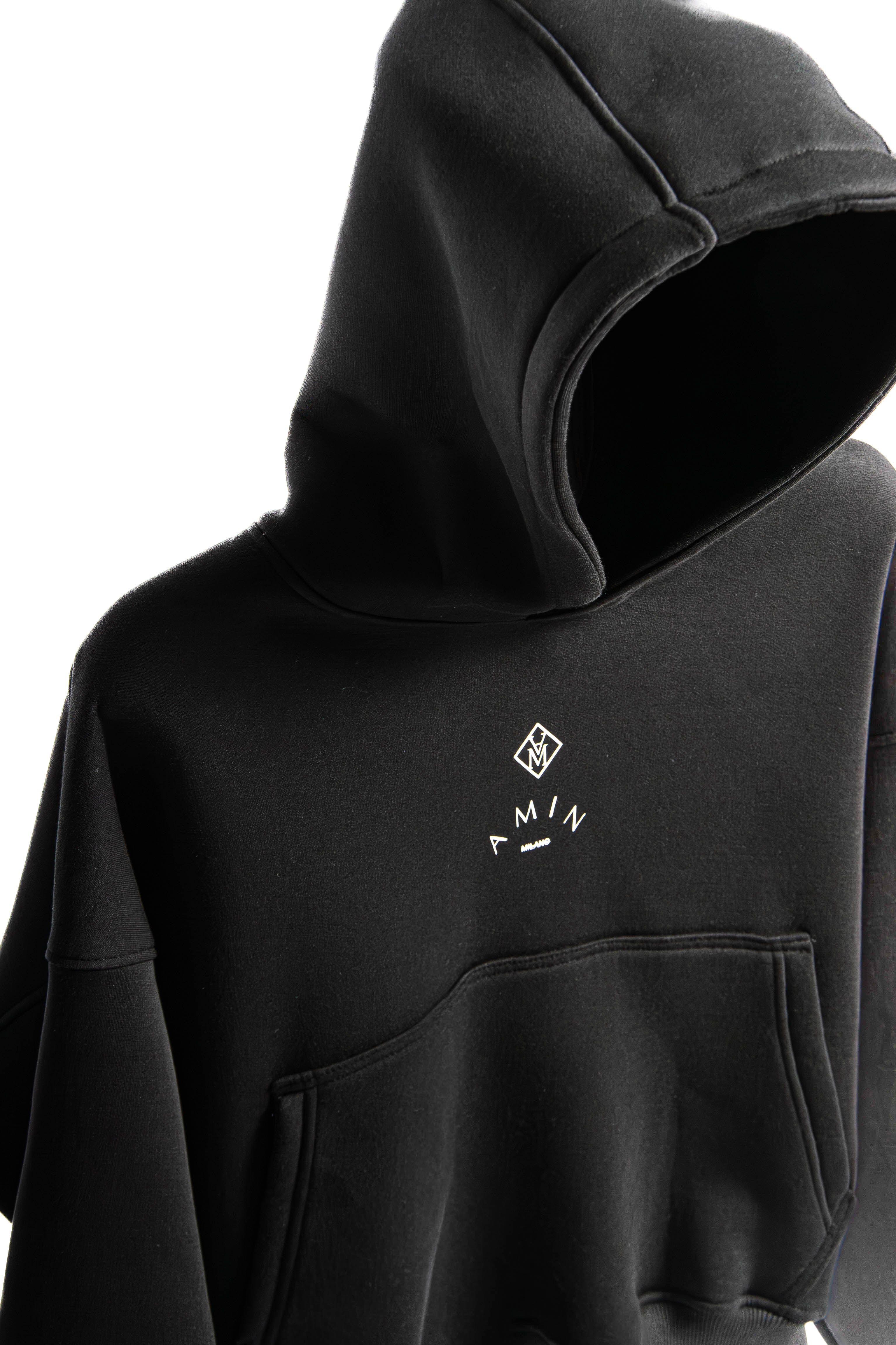 Felpa Hoodie Over Uomo – Milano Map