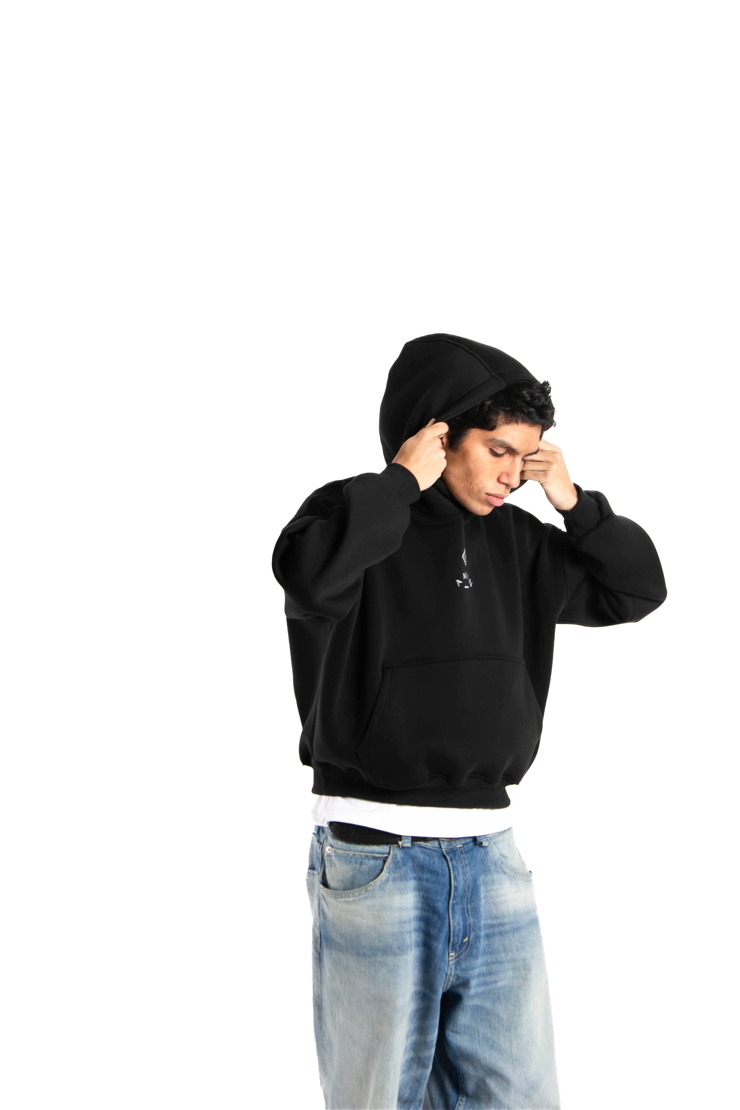 Felpa Hoodie Over Uomo – Milano Map