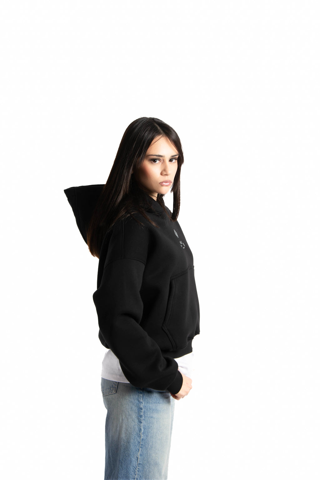 Felpa Hoodie Over Donna – Milano Map