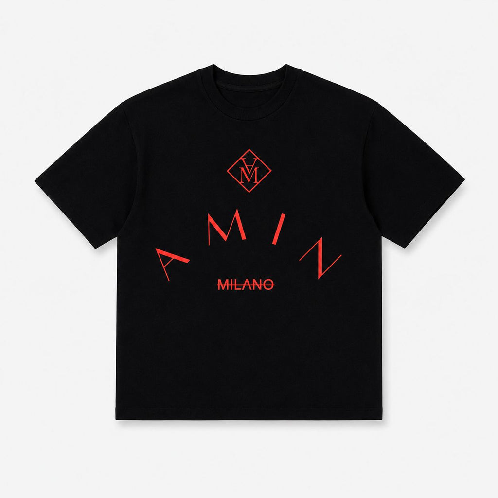 Amin Milano Oversized Cropped T-Shirt