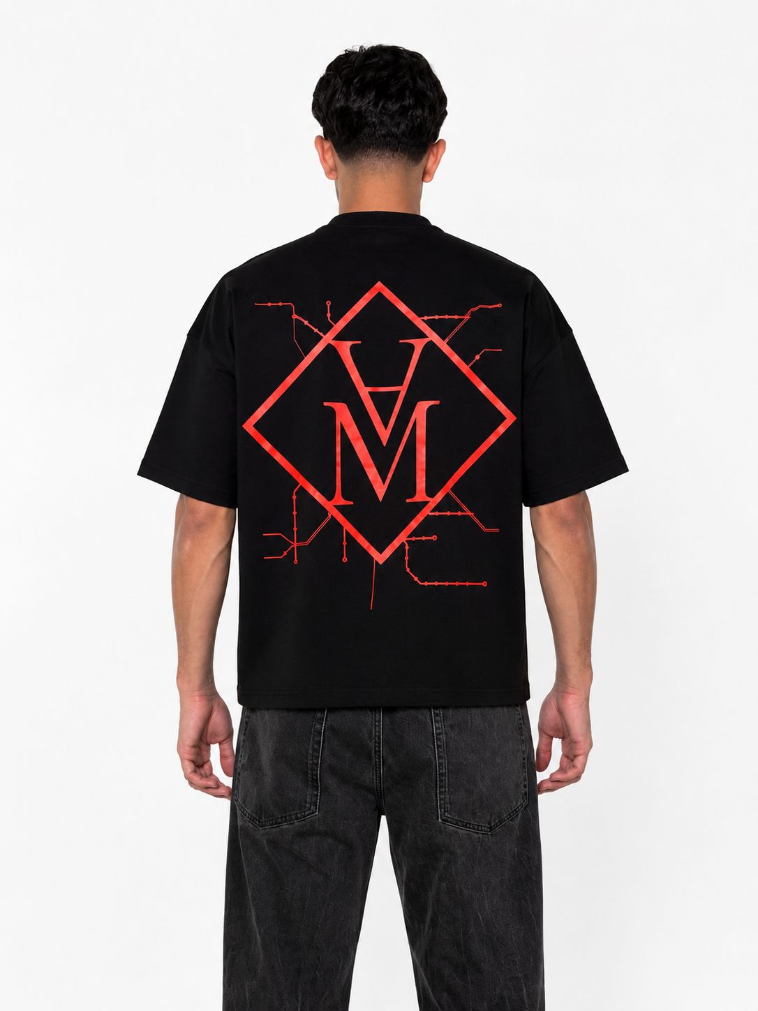 Amin Milano Oversized Cropped T-Shirt