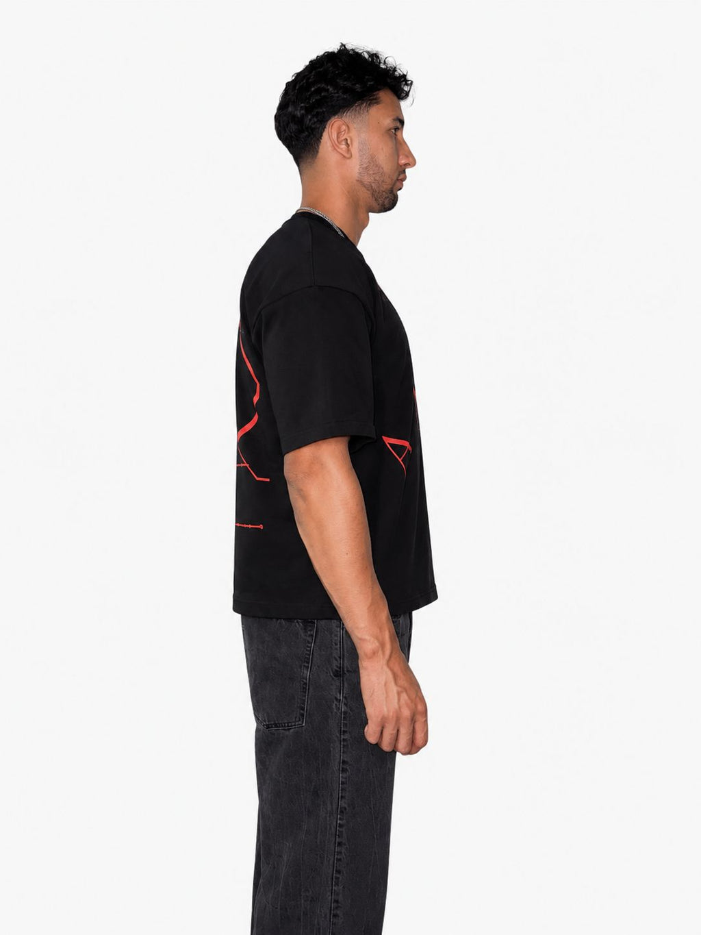 Amin Milano Oversized Cropped T-Shirt