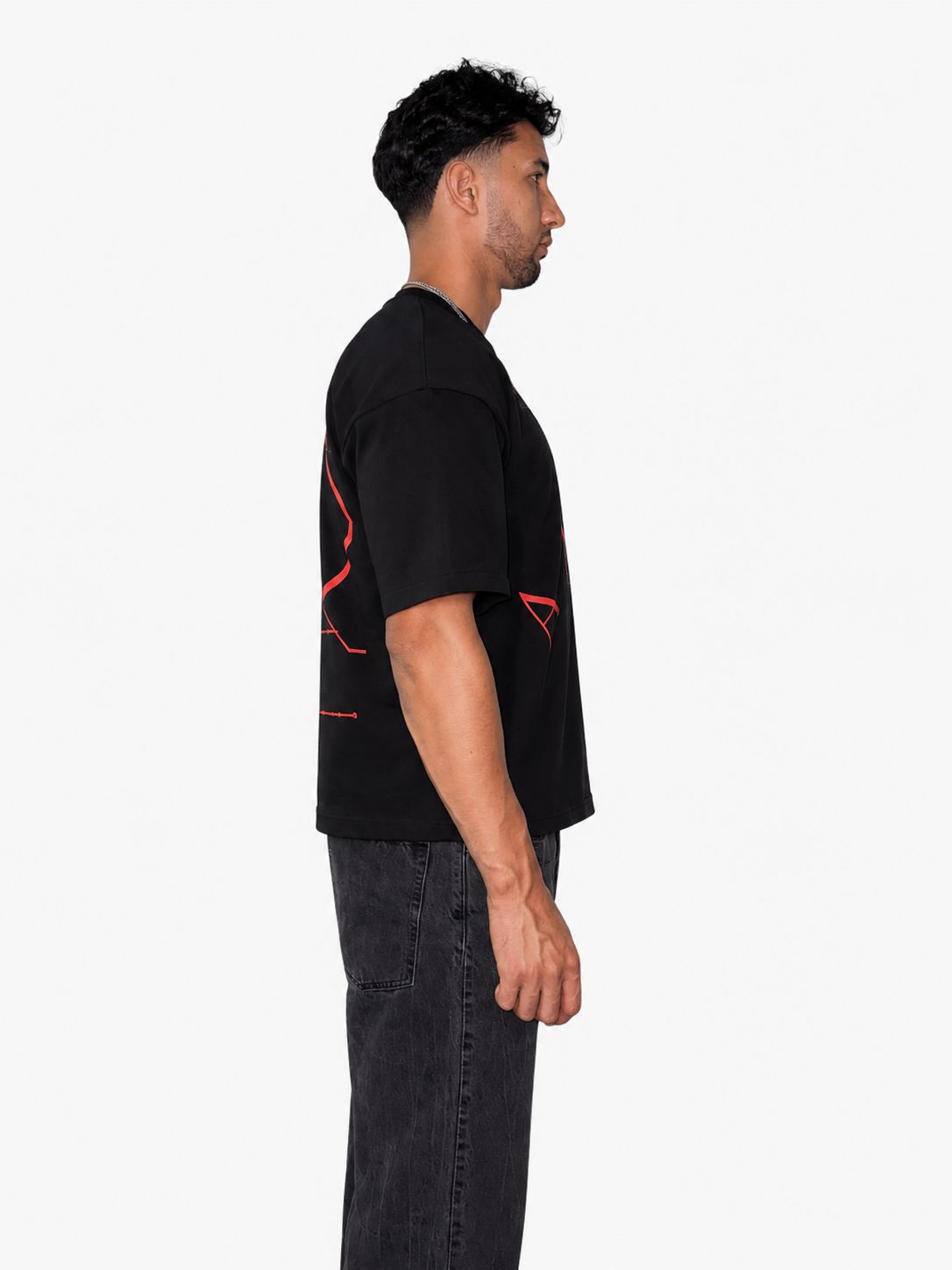 Amin Milano Oversized Cropped T-Shirt